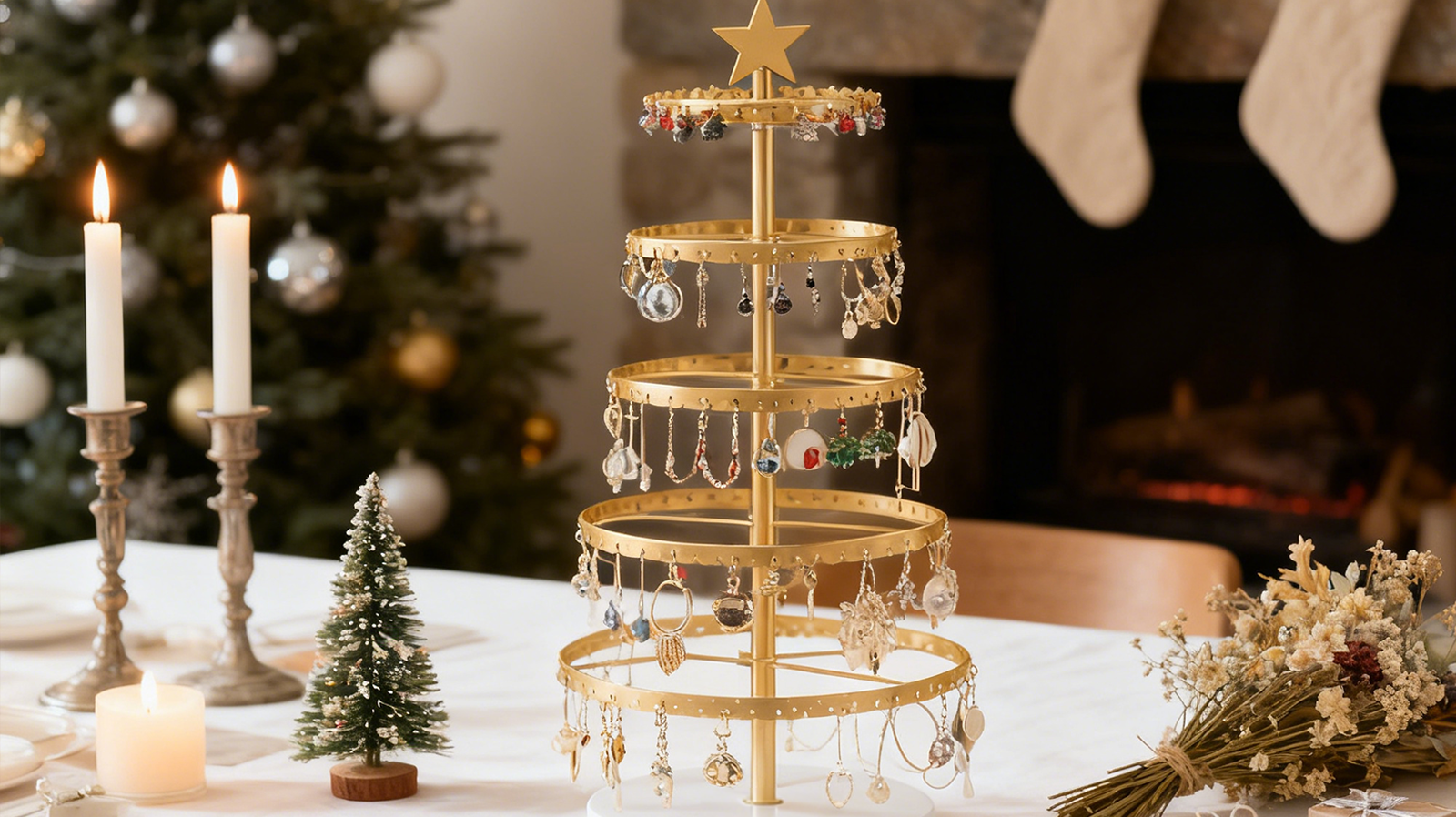 Jewelry Storage as Holiday Decor: Sparkle Up Your Christmas Space