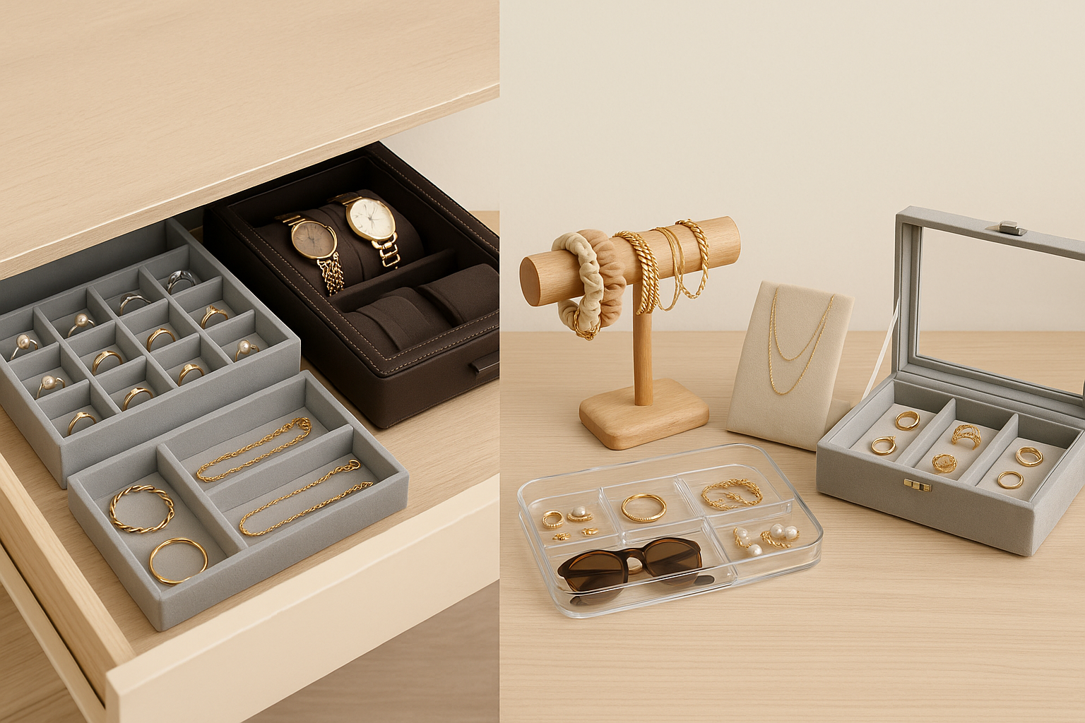 How to Store Jewelry at Home: Drawer vs Display Solutions That Work
