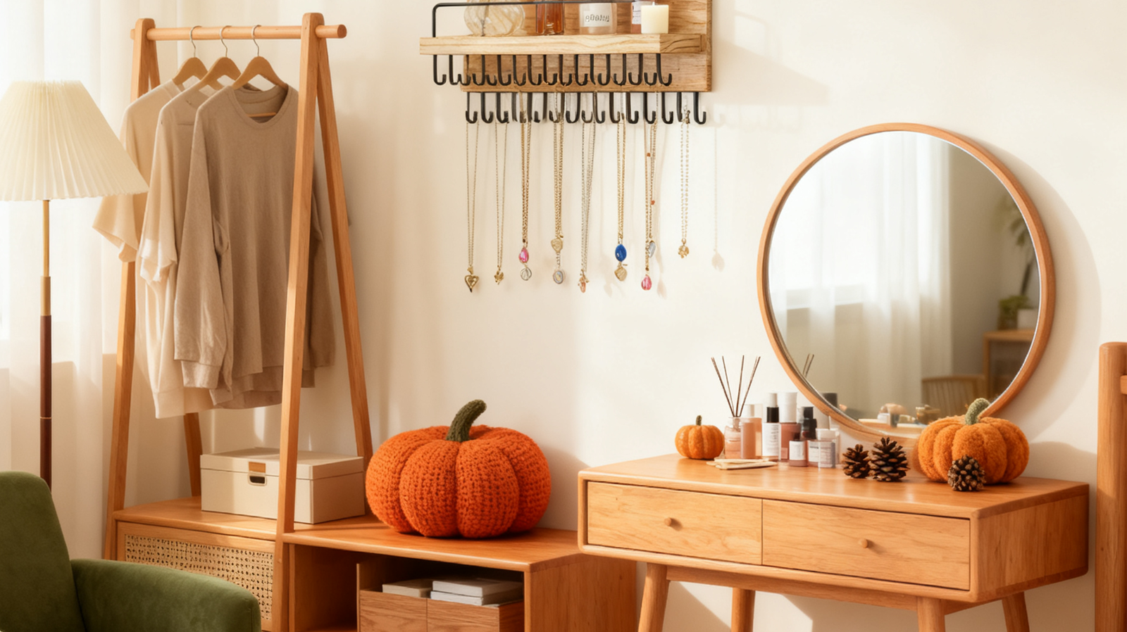 October Home Refresh: Turn Your Jewelry Corner Into Fall Decor