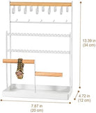 jewelry display stand white