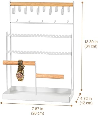 jewelry display stand white