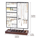 wooden jewelry display stands