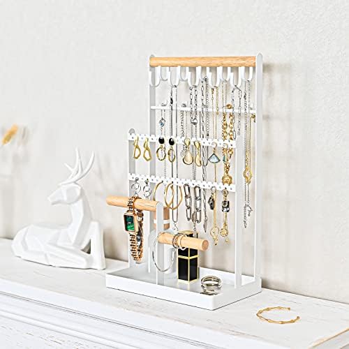 jewelry display stand white