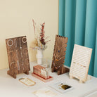 wooden necklace jewelry stand for retail