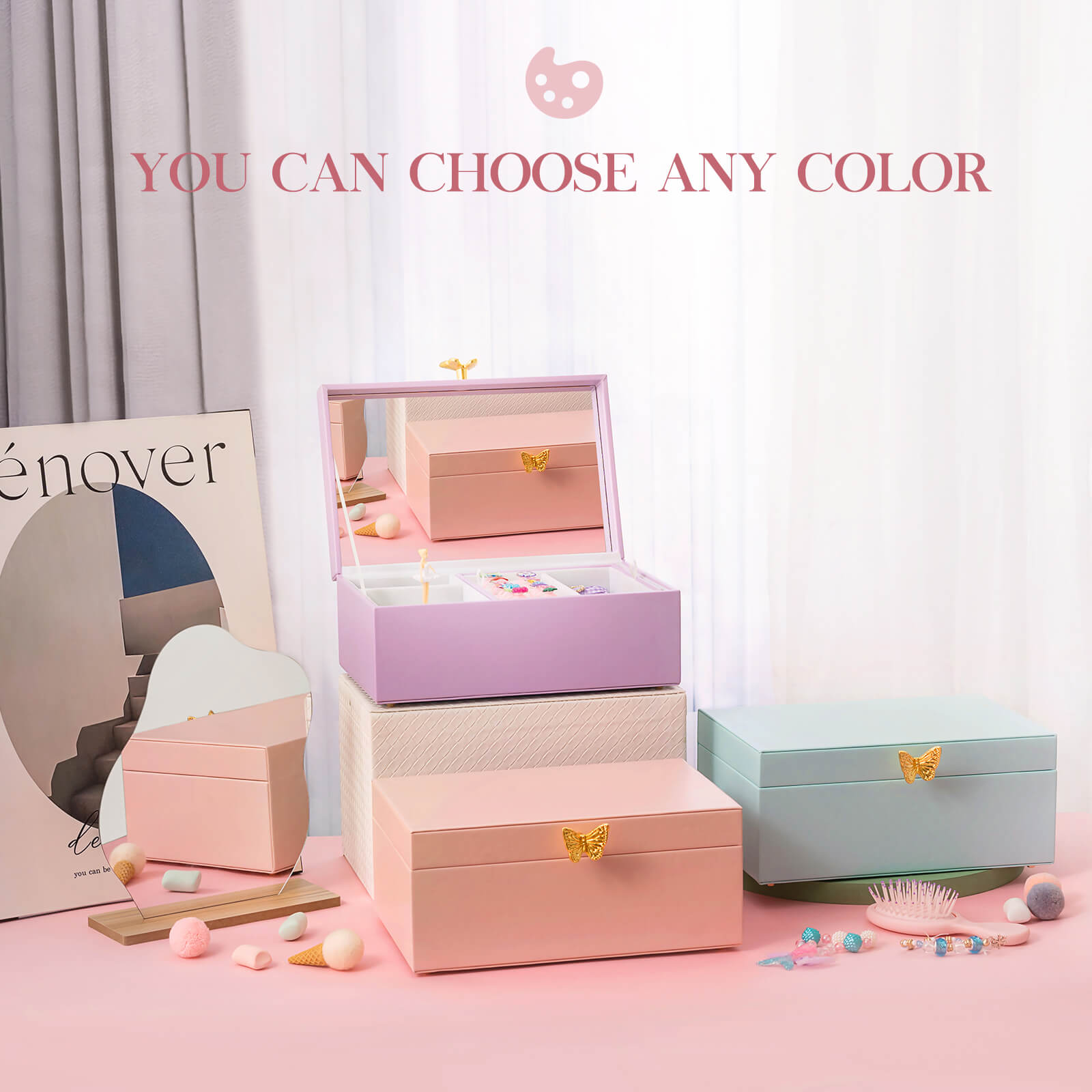 musical ballerina jewelry gift box for girls