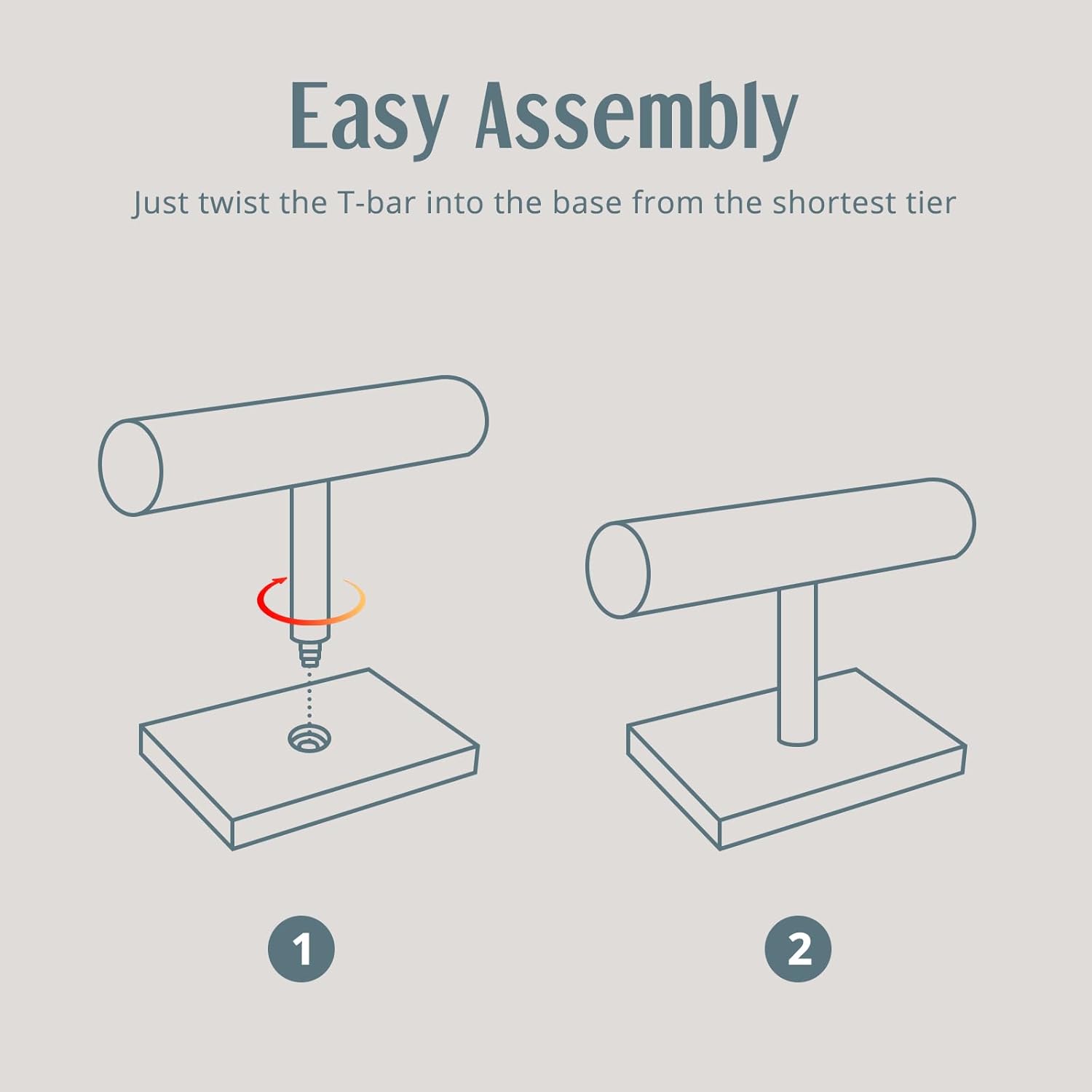 Wooden Bracelet Display Rack for Retail
