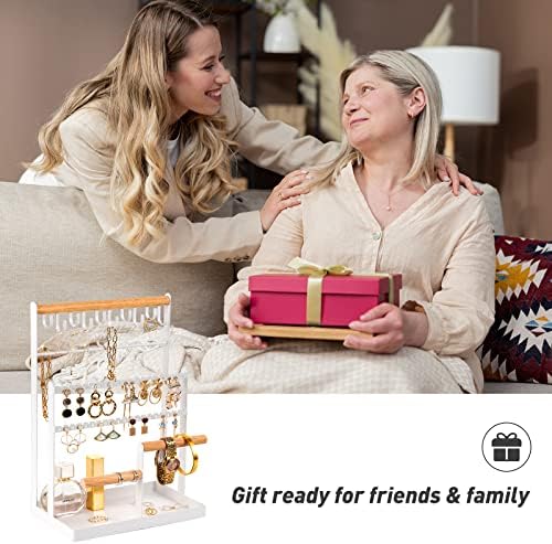 jewelry display stand white