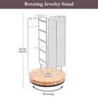 rotating jewelry stand display