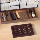 wooden jewelry display stands