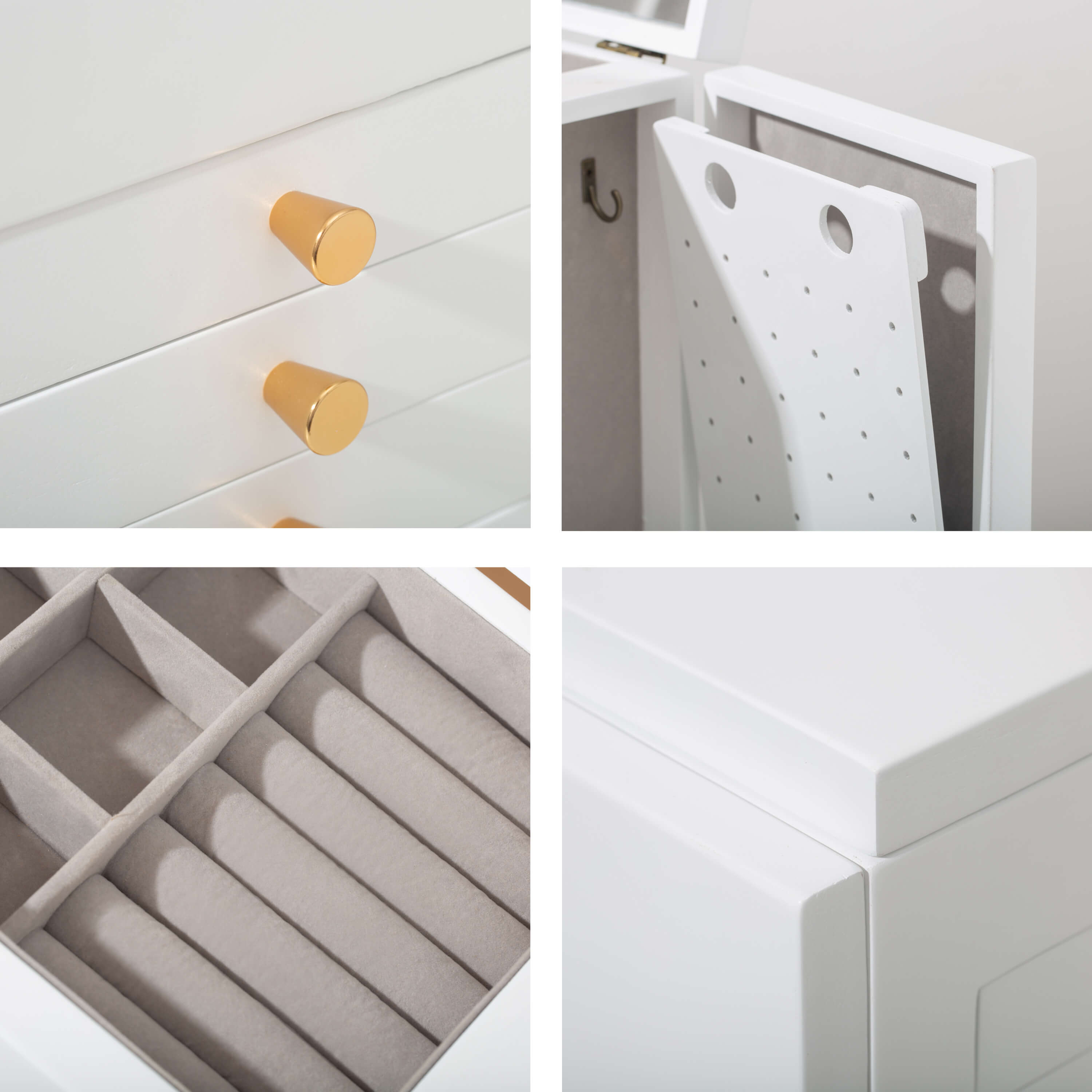 large wooden jewelry box for women