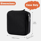 Portable Hard Shell Travel Sunglasses Organizer