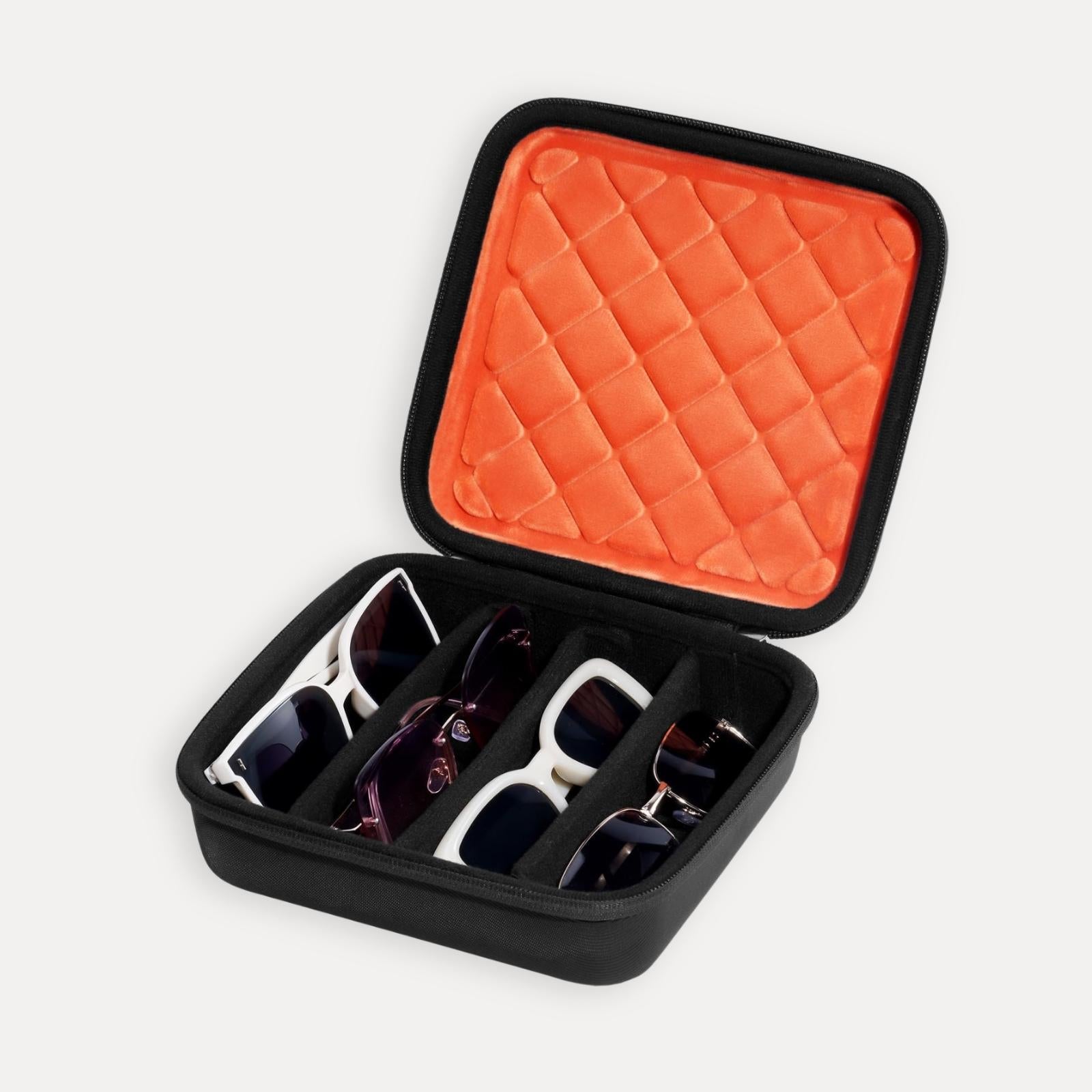Portable Hard Shell Travel Sunglasses Organizer