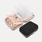 Large Travel Zippered Jewelry Organizer Case