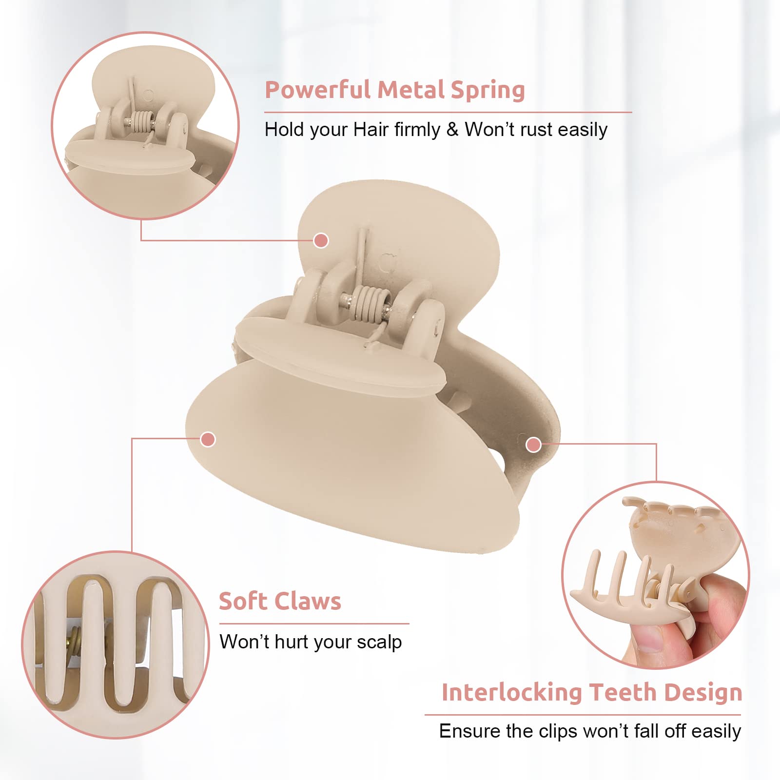 12-Pack Mini Cute Non-Slip Hair Claw Clips