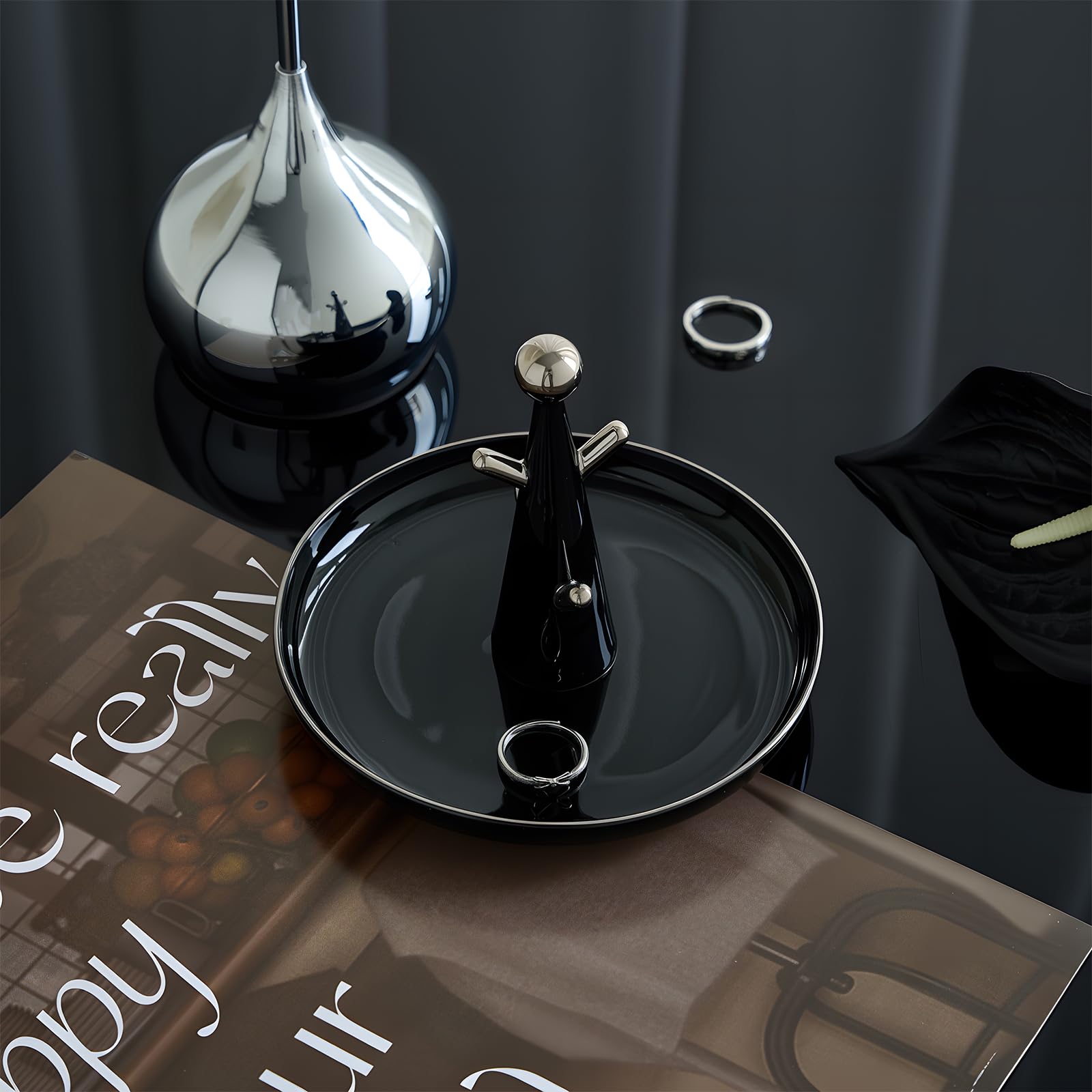 Ceramic Tree-shaped Trinket Tray