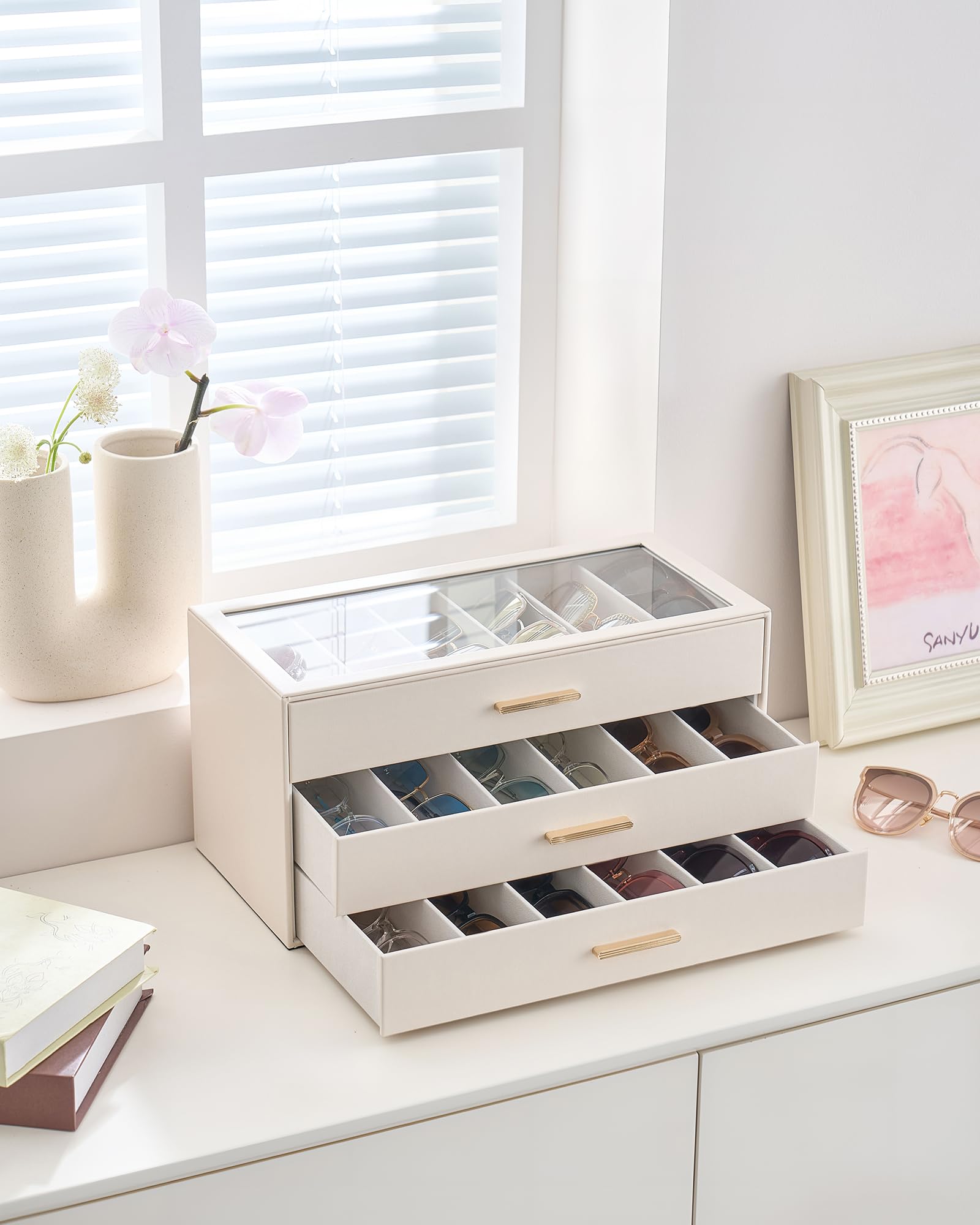 Glasses & Sunglasses Organizer Box