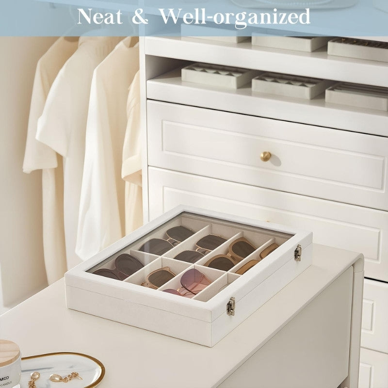 Velvet Sunglasses Organizer Tray