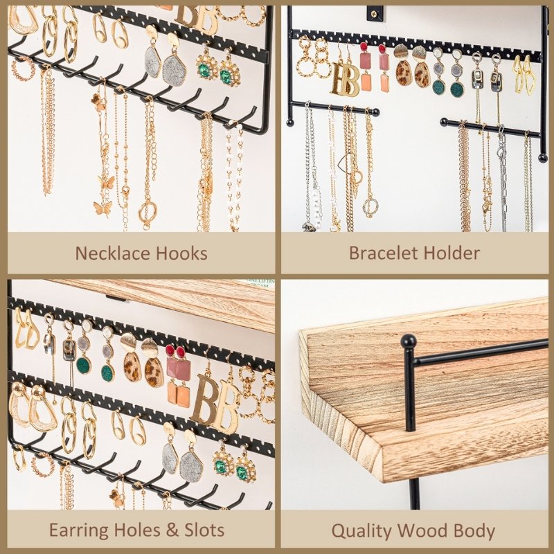 Wall Mount Jewelry Organizer