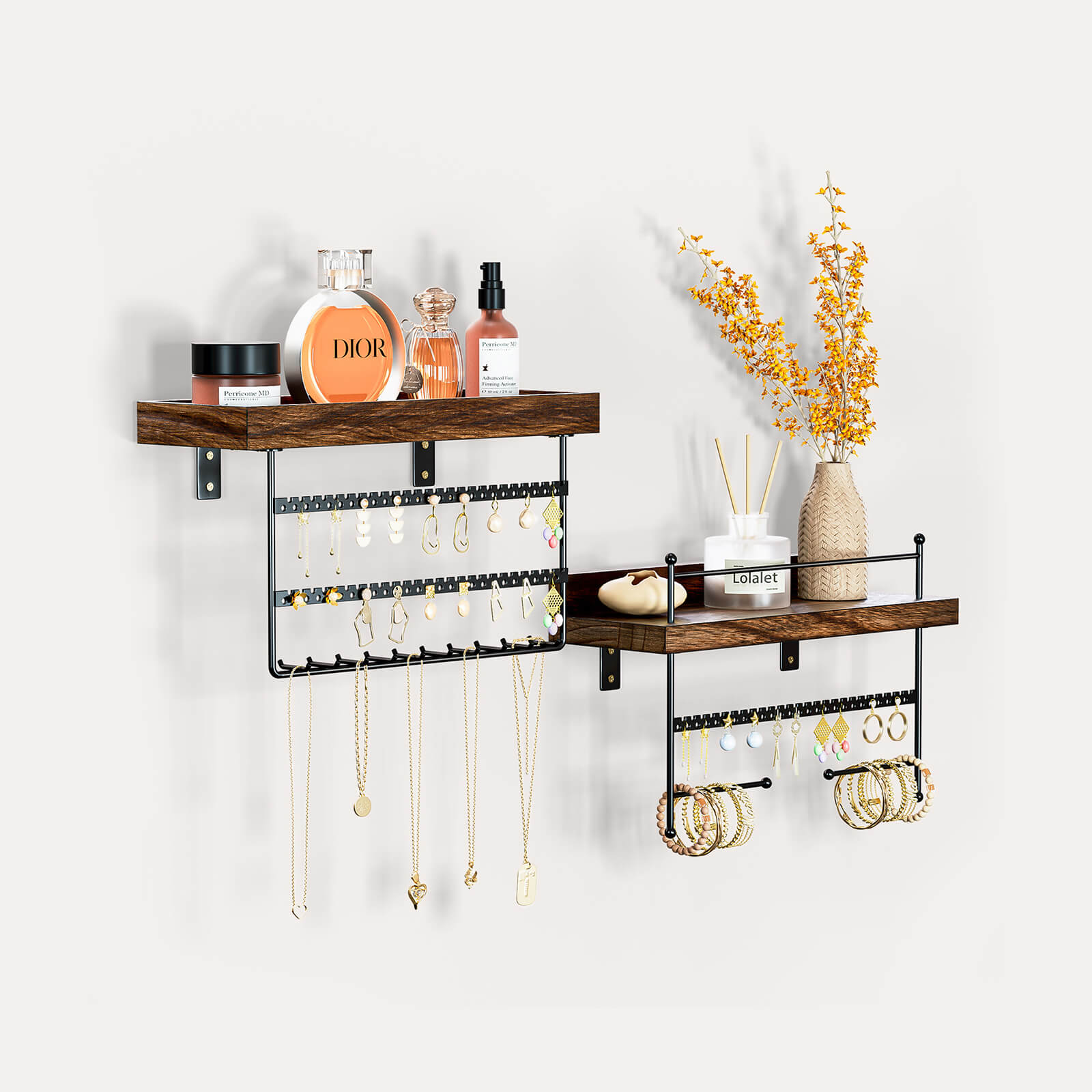 Wall Mount Jewelry Organizer