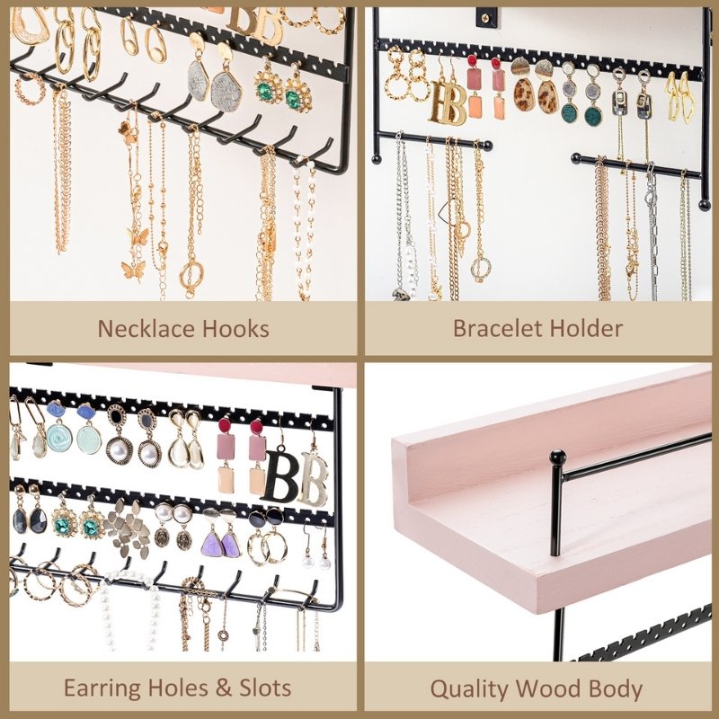 Wall Mount Jewelry Organizer