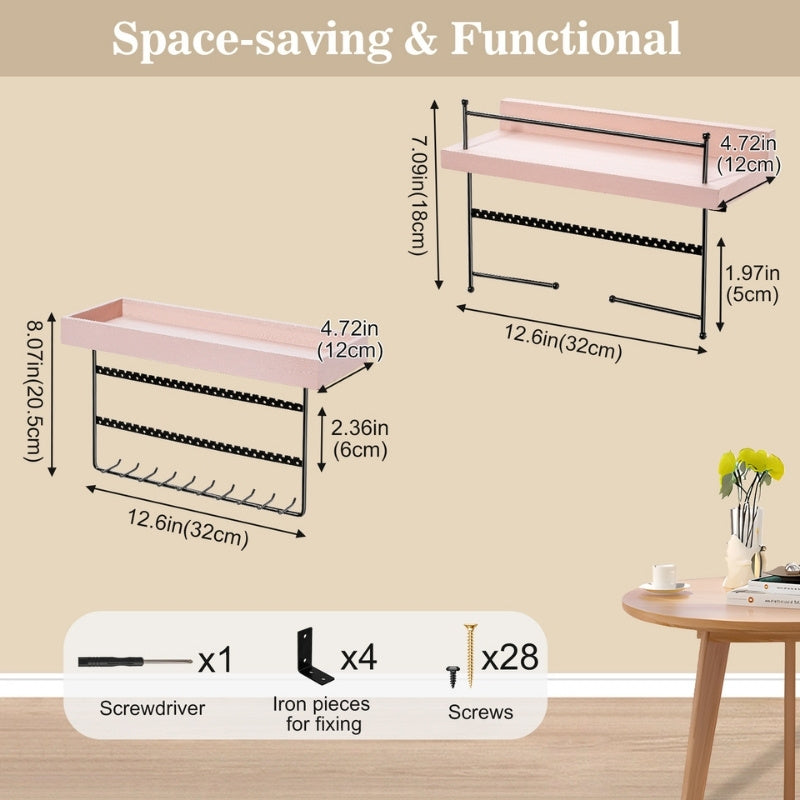 Wall Mount Jewelry Organizer