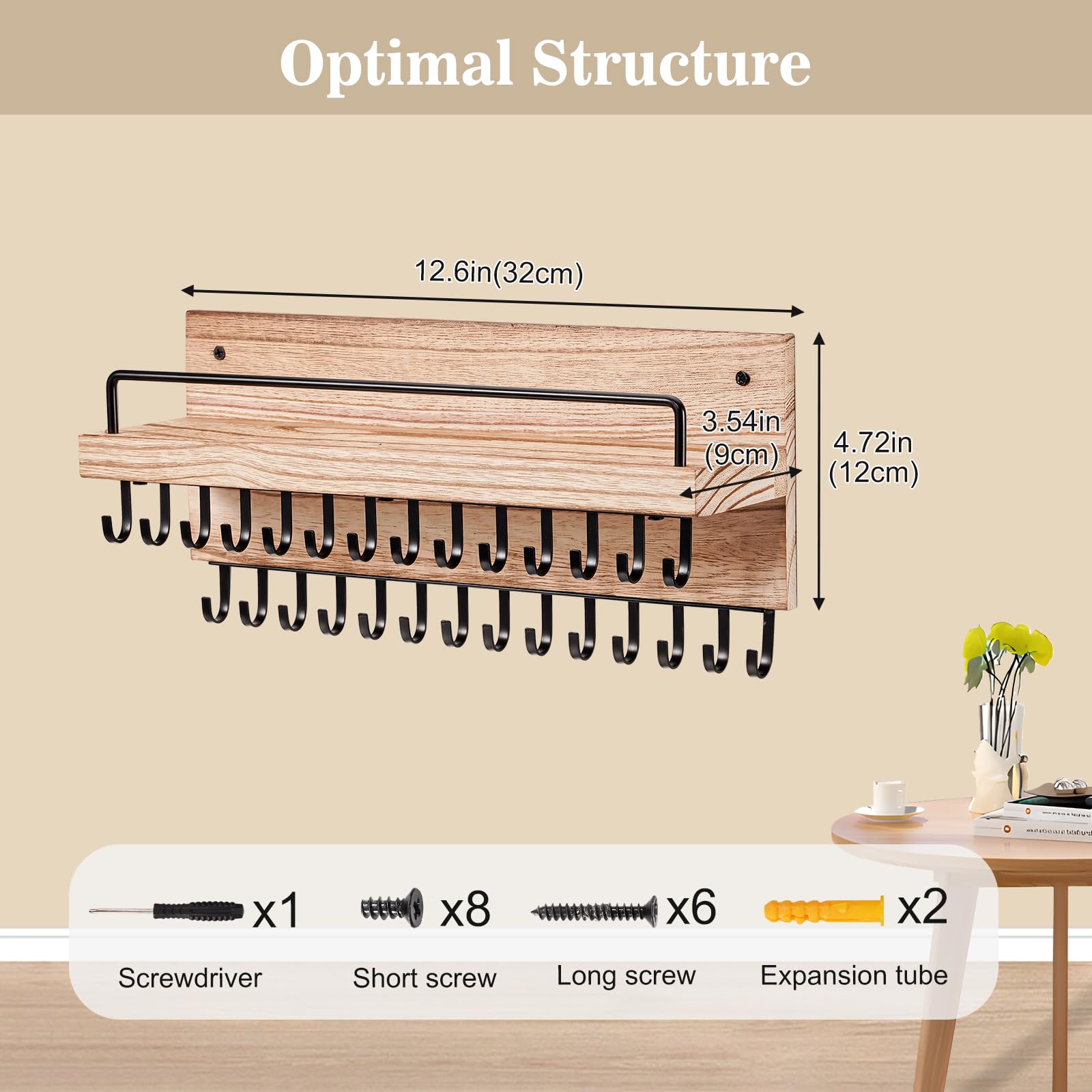 Wall Mounted Jewelry Organizer