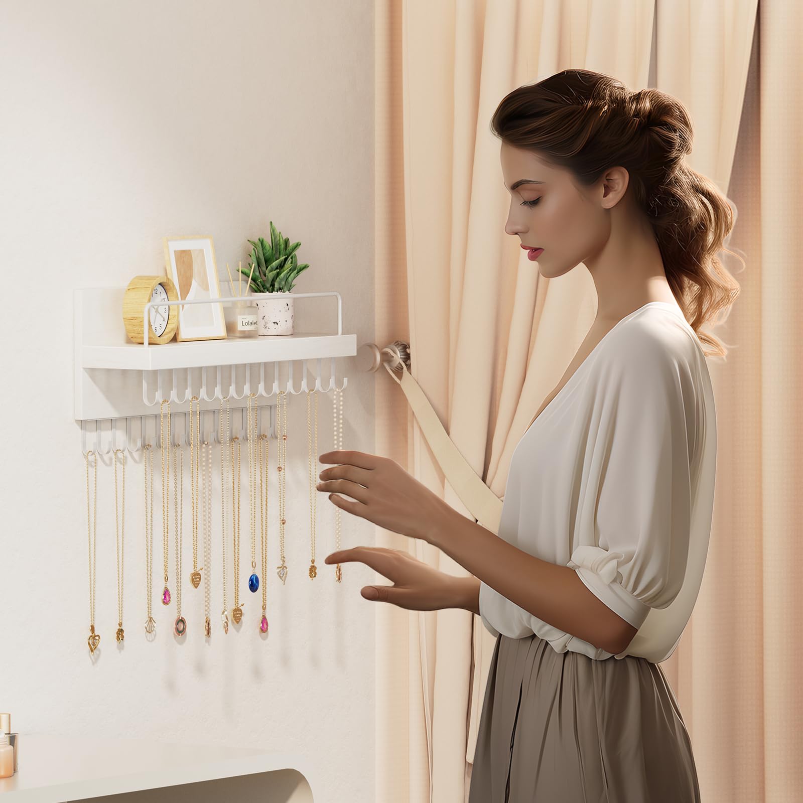 Wall Mounted Jewelry Organizer