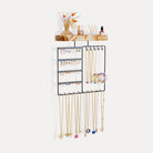 Wall Mount wooden Jewelry Organizer