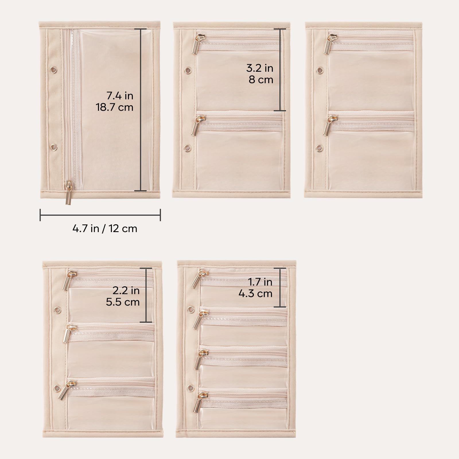 Travel Jewlery Storage Book