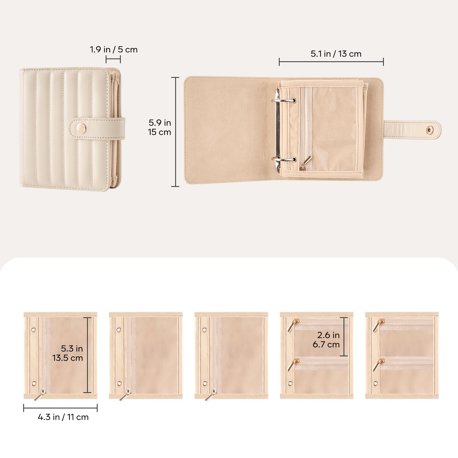 Travel Jewlery Storage Book