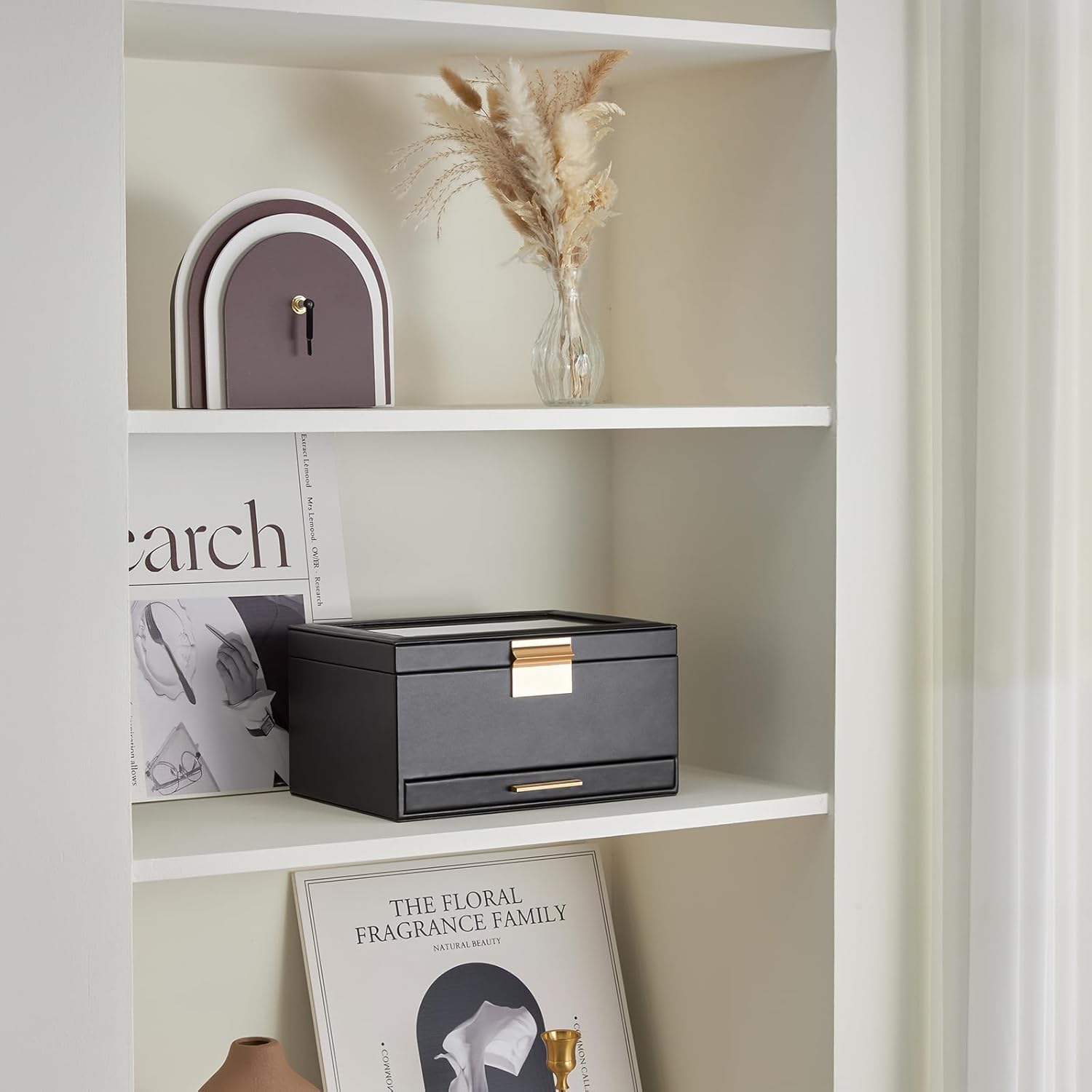 Bracelet Holder Organizer with Clear Lid and Drawer