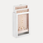 Necklace Organizer Box with Clear Lid