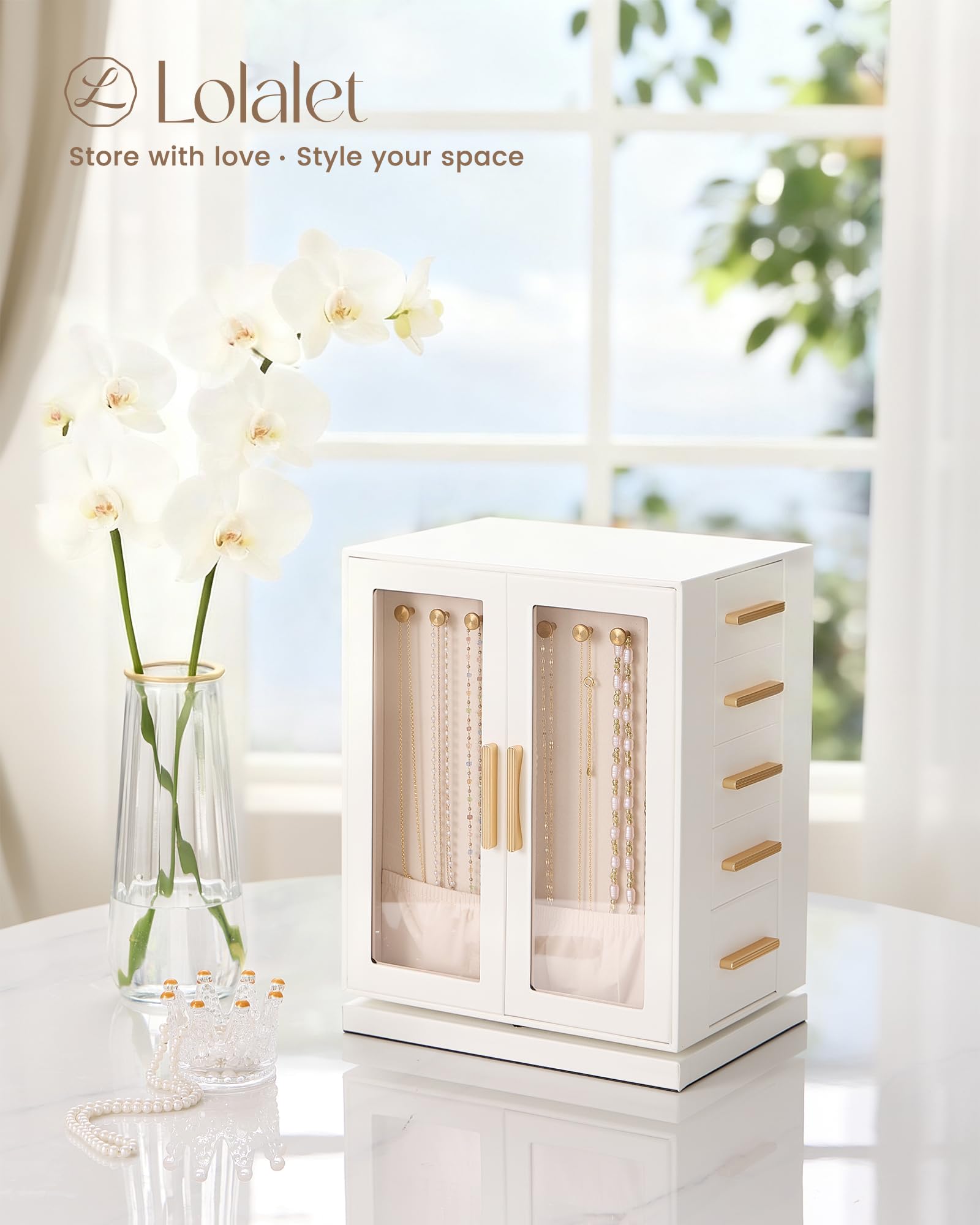 360° Rotating Jewelry Organizer