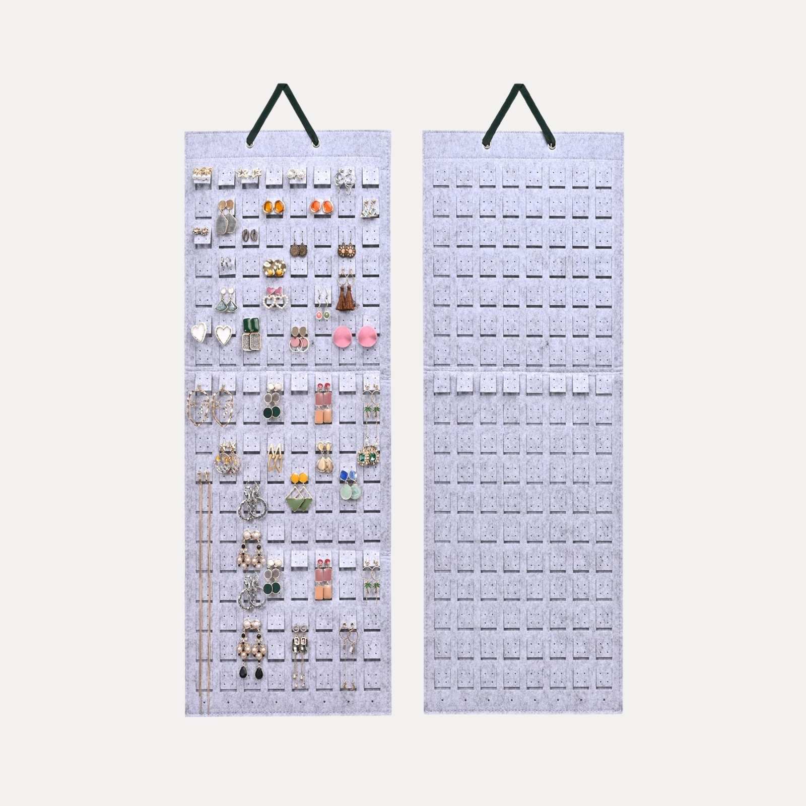 Felt Stud Hanging Earring Holder Organizer