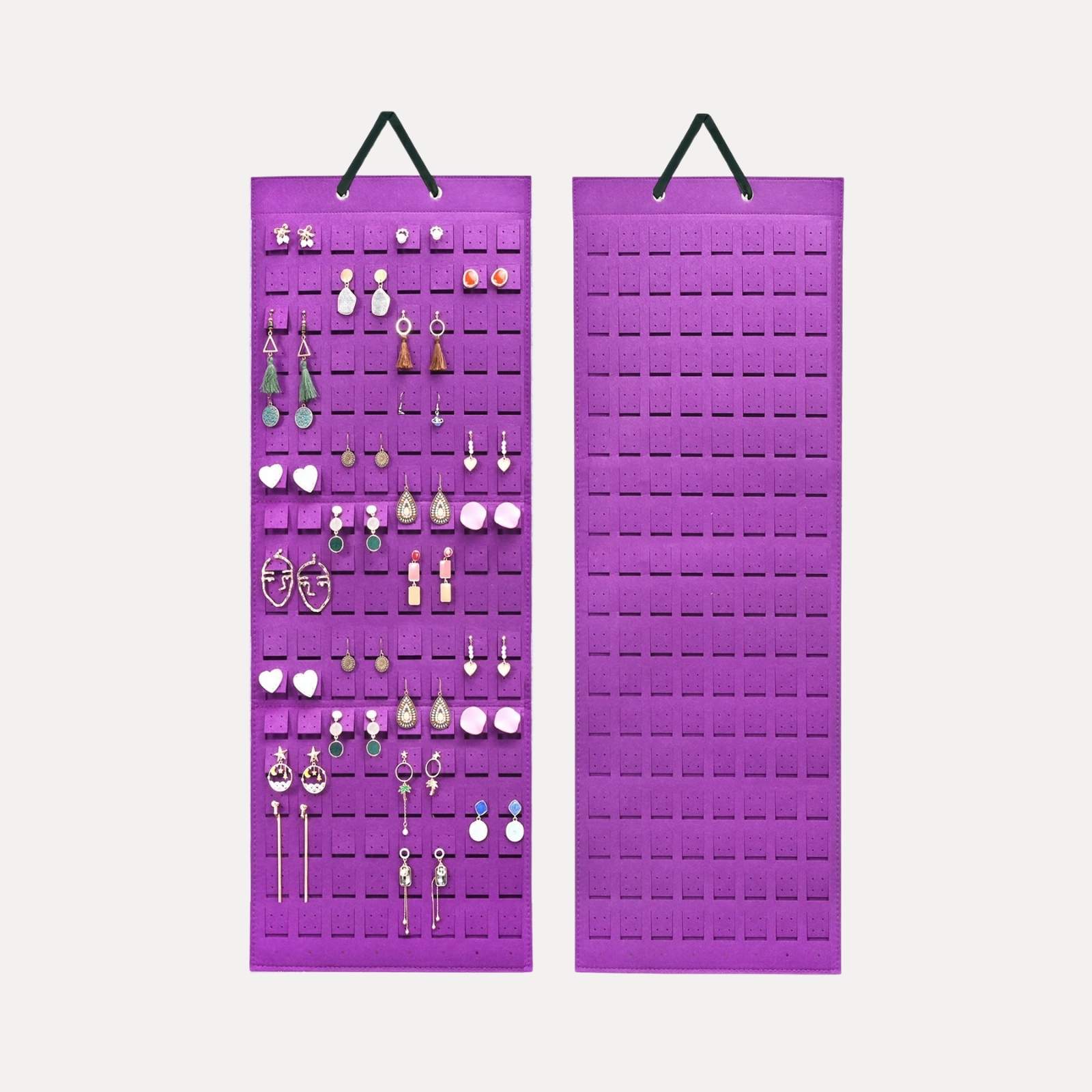 Felt Stud Hanging Earring Holder Organizer