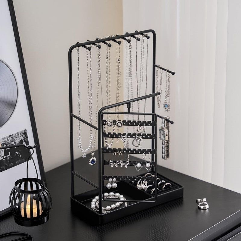 360° Rotating Jewelry Organizer Display Stand
