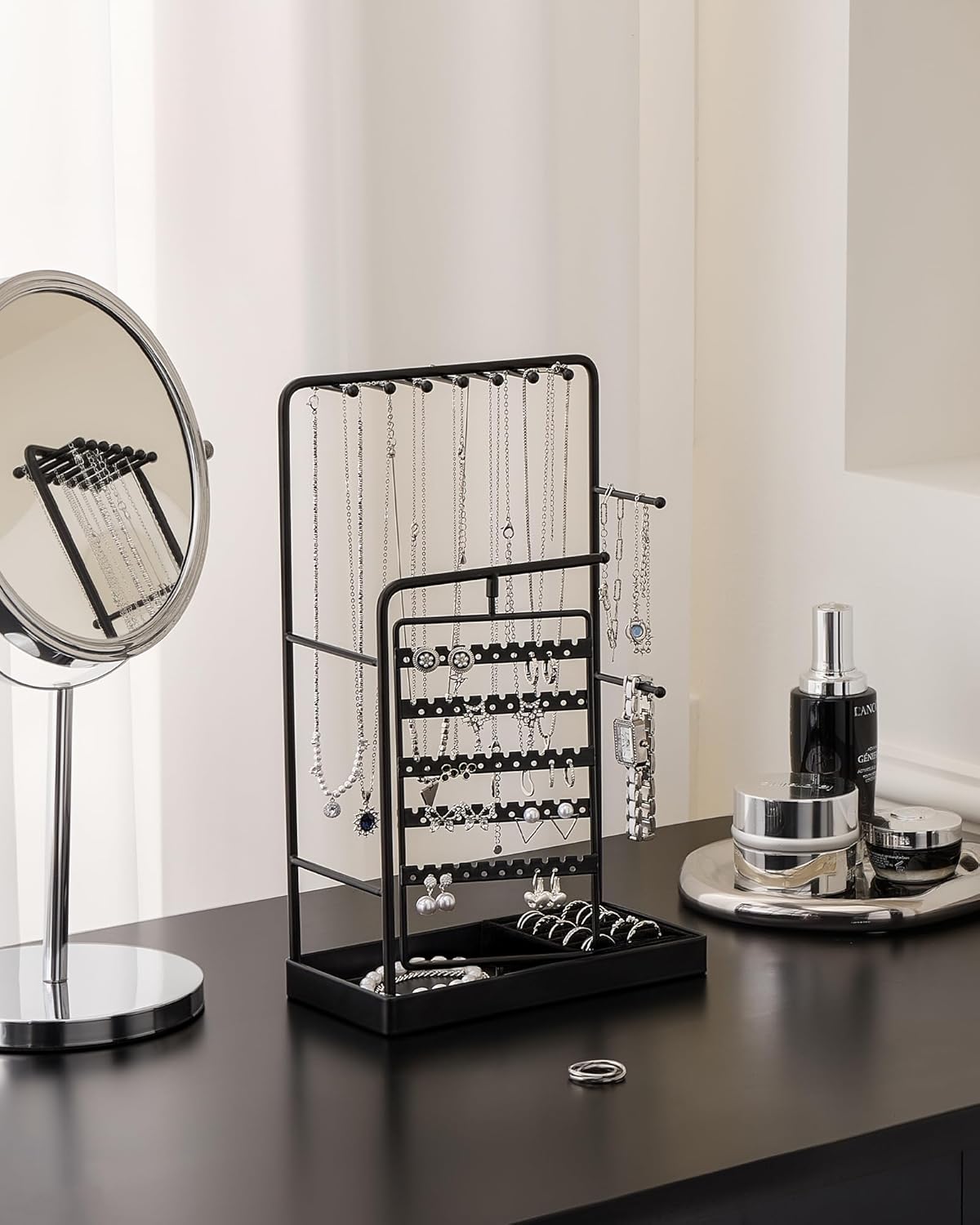 360° Rotating Jewelry Organizer Display Stand