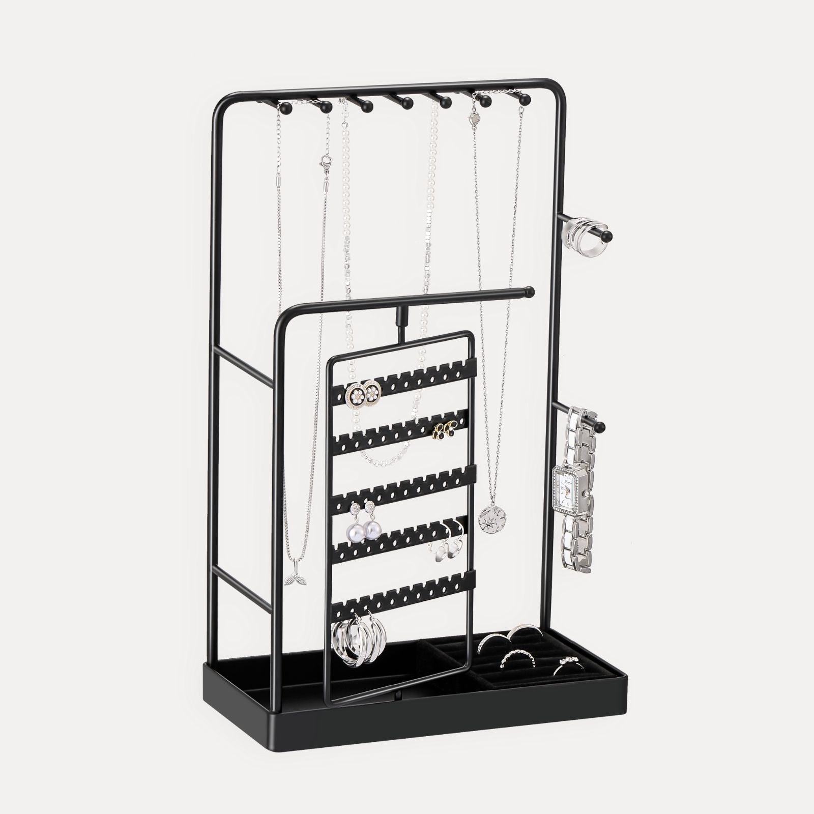 360° Rotating Jewelry Organizer Display Stand