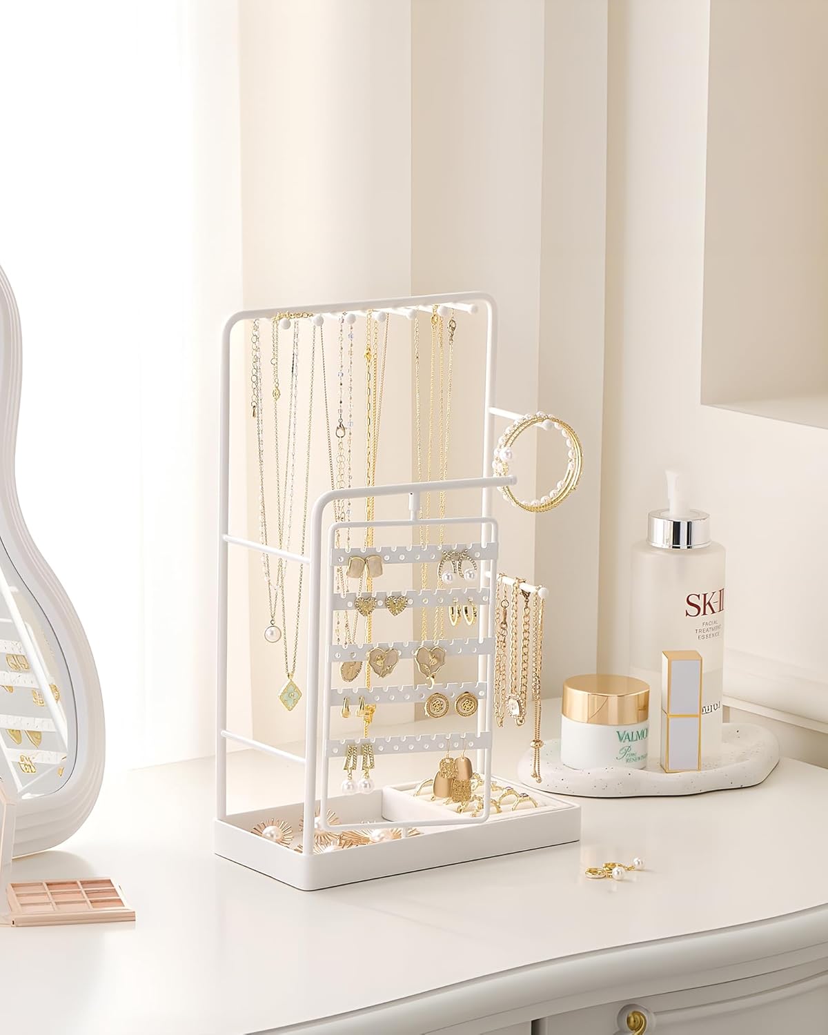 360° Rotating Jewelry Organizer Display Stand