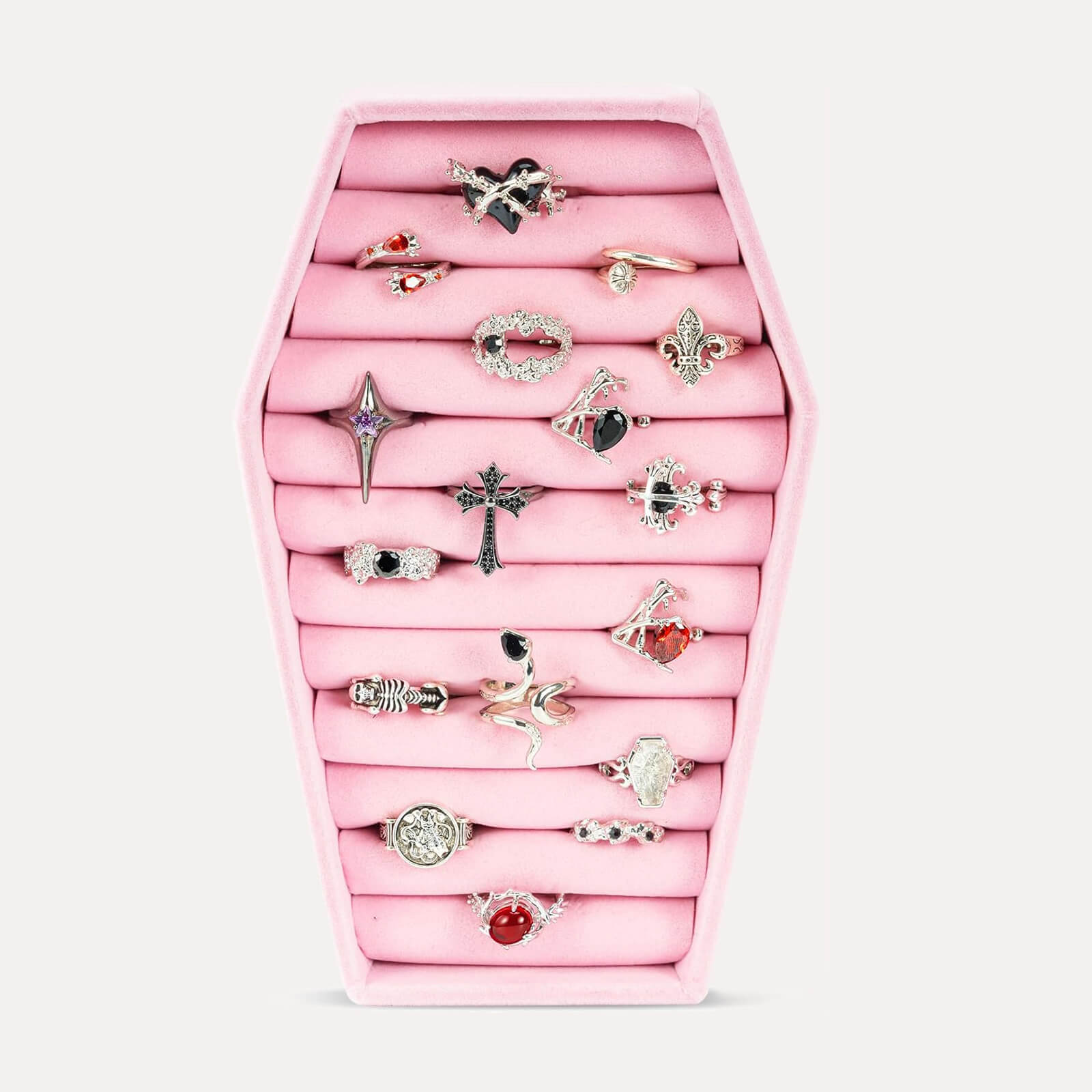 Velvet Jewelry Organizer Tray