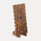 wooden necklace jewelry stand for retail
