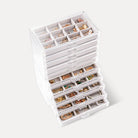 Acrylic Jewelry Box with Adjustable Velvet Trays
