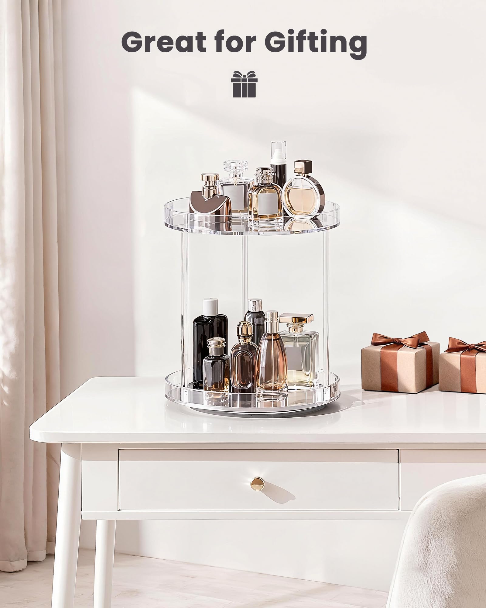 360 Degree Rotating Makeup Organizer