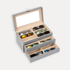Leather Sunglasses Organizer Box
