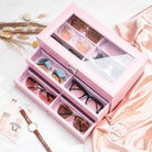 Leather Sunglasses Organizer Box