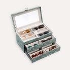 Leather Sunglasses Organizer Box