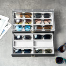 12 Slots Acrylic Clear Top Sunglass Organizer