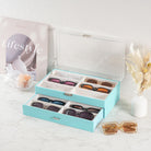 12 Slots Acrylic Clear Top Sunglass Organizer