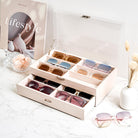 12 Slots Acrylic Clear Top Sunglass Organizer