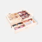 12 Slots Acrylic Clear Top Sunglass Organizer